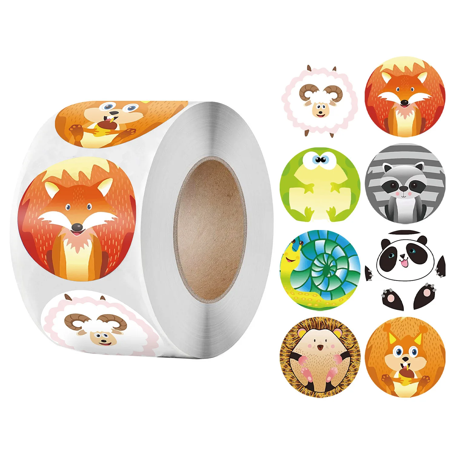 

50-500pcs Animals Cartoon Stickers for Kids Toys Sticker Various Cute Owl Designs Pattern School Teacher Reward Label Tags New