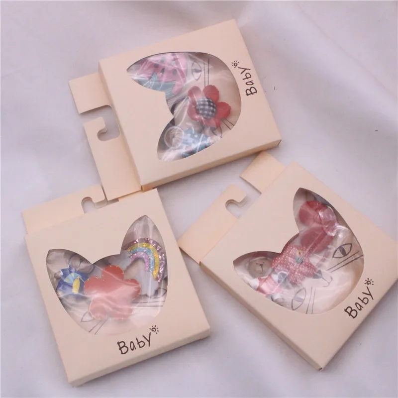 

New Children's Hair Clip Set Cartoon Cute Baby Bangs Clip Hair Accessories