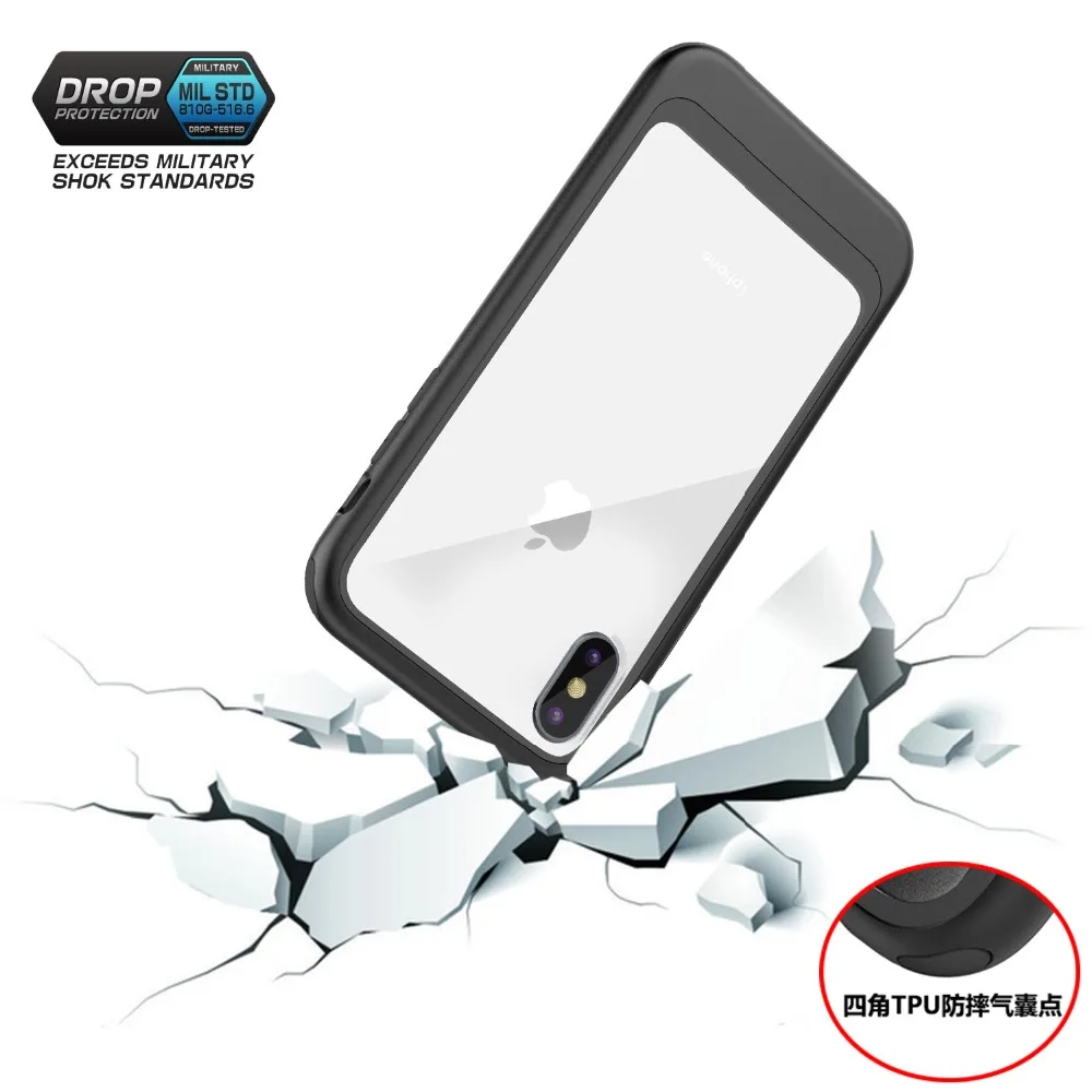 Чехол для iPhone XS Max XR XS X 7 8 Plus, хит цвета, 2 в 1, комбинированный прозрачный акриловый защитный чехол, защитный чехол для iPhone 11 Pro 11 Pro Max