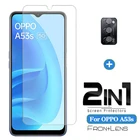 Закаленное стекло для камеры 2 в 1 для OPPO A 53s 5G, защита для экрана, стекло для объектива для OPPO A 53s A54 s, пленка для объектива камеры Oppo a 53 54 s a54