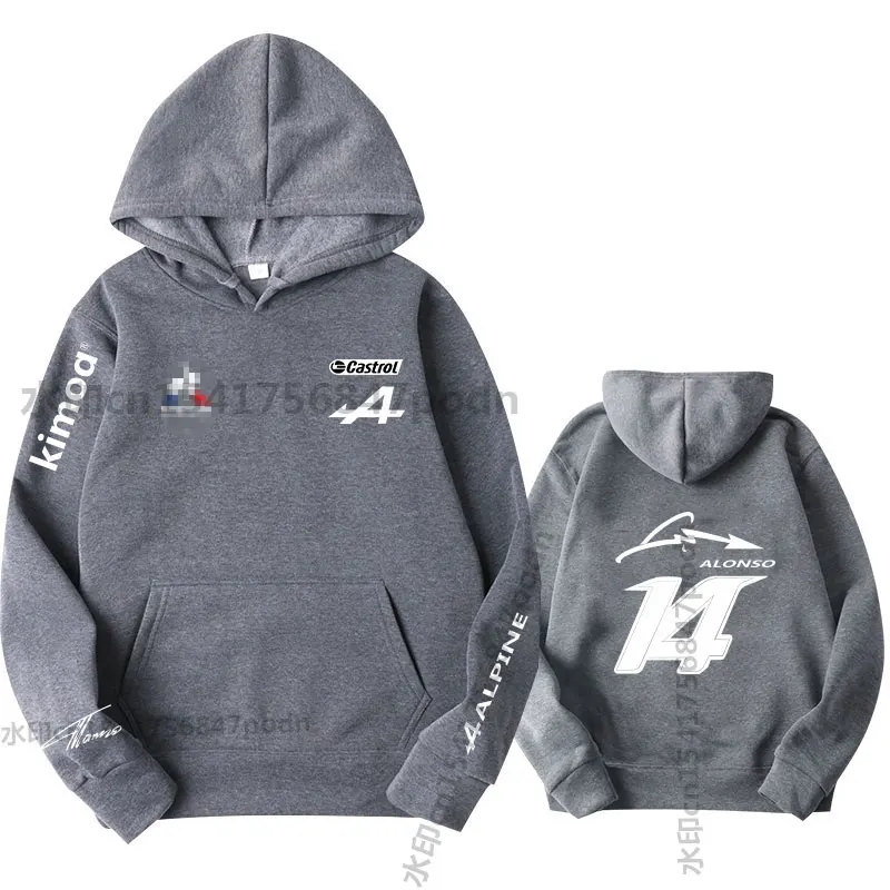 Летняя спортивная одежда для фанатов команды Formula One Racer Alonso F1 Alpine спортивный