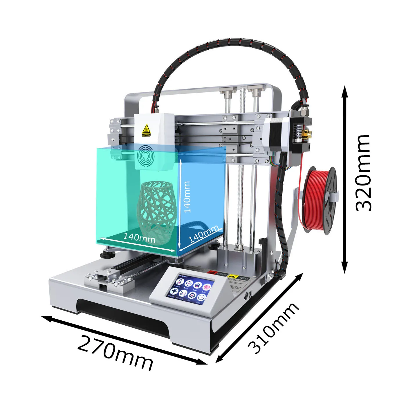 Easythreed X6 высокоточный портативный 3D принтер с металлической рамой|3D принтеры| |