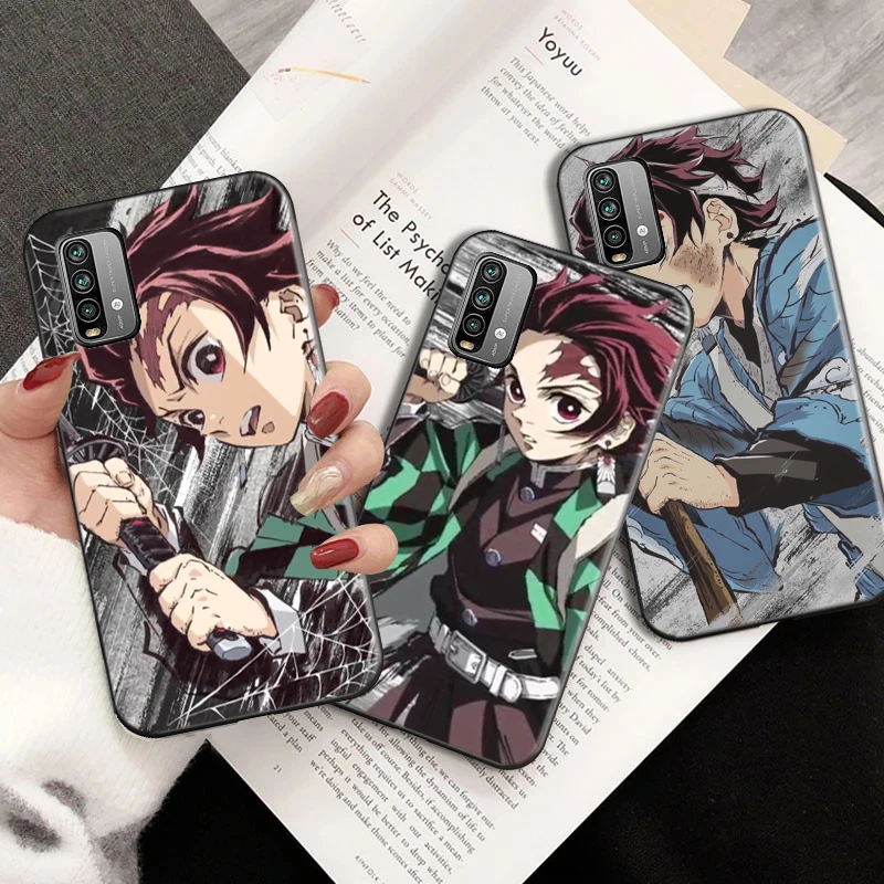 

Cartoon Anime Demon Slayer Phone Case For Xiaomi Redmi Note 9 9Pro 9T 9S 9Pro 5G Pro MAX 10X 4G5G Yaiba Soft Cover Fundas