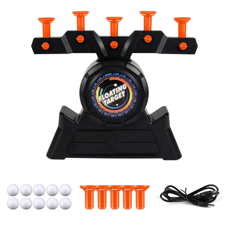 

B2RE Floating Targeting Shooting Game with 10 Floating Ball 5 Holders ,Targeting Practice Toys Air Shot Game Kit for Adults Kids