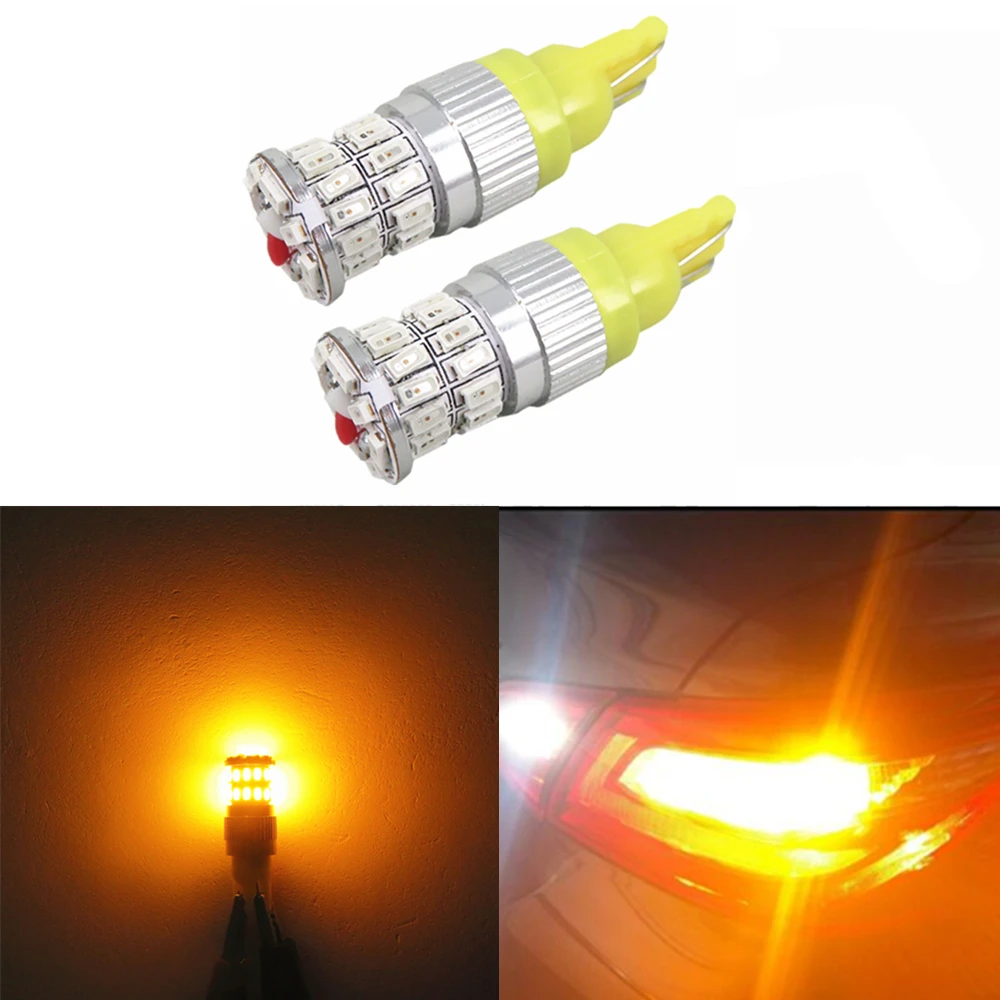 WLJH 2 шт. красный T10 Led W5W 3014 SMD светильник 3rd тормозной верхняя Центральная высокое
