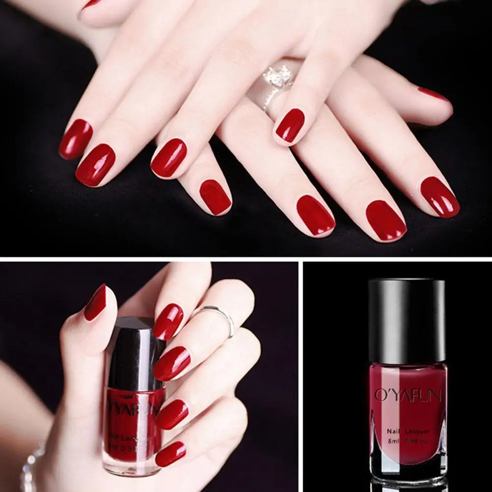 5 Color Water-Based Peelable Nail Polish For Kids Pregnant Women Natural Easy Nail Remove Varnish Non-toxic Nail Lacquer R5O6