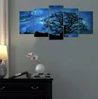 5 шт., настенные картины на холсте Звездная ночь