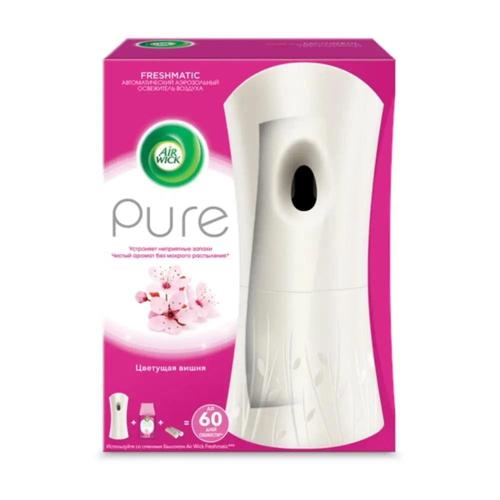 Airwick automatic aerosol air freshener Pure. Blooming cherry 250 ml Liquid Air Fresheners | Дом и сад