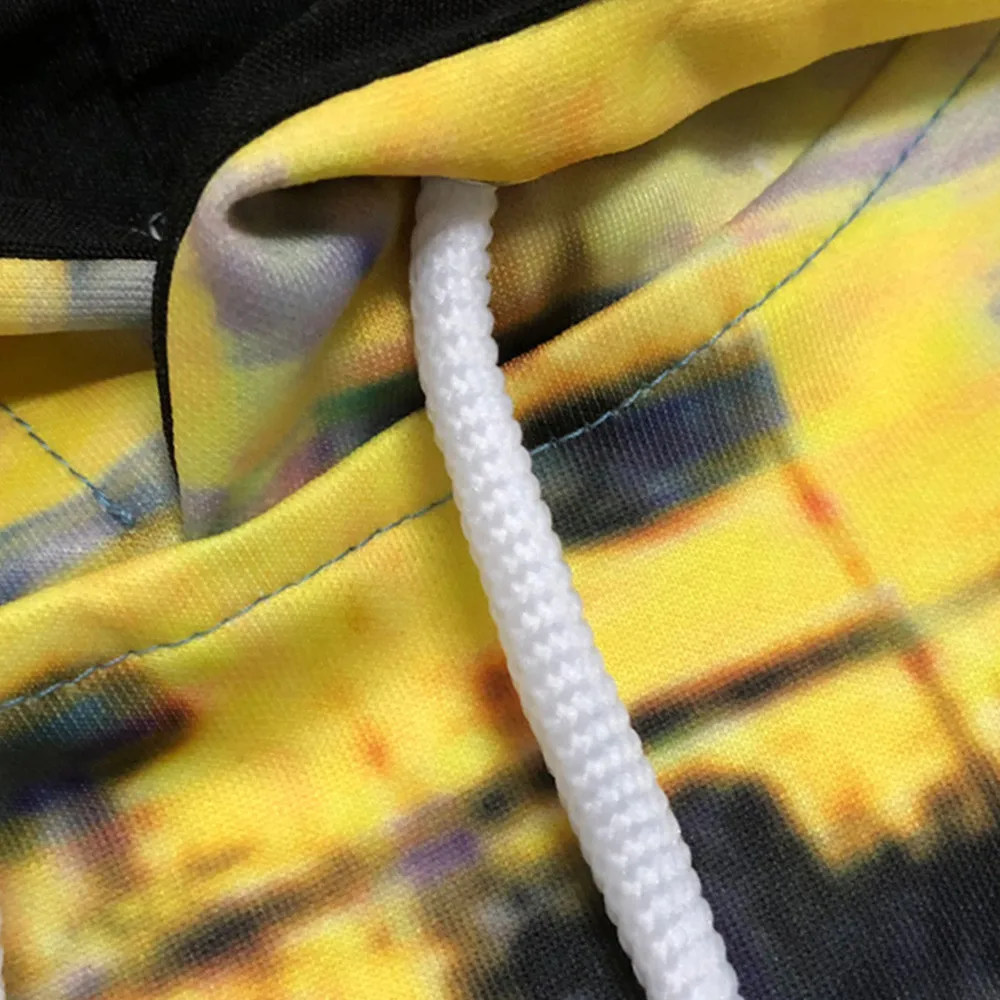 

2019 Men's Hoodie Autumn Winter 3D Print Long Sleeve Male Hooded Sweatershirt Blouse L0725