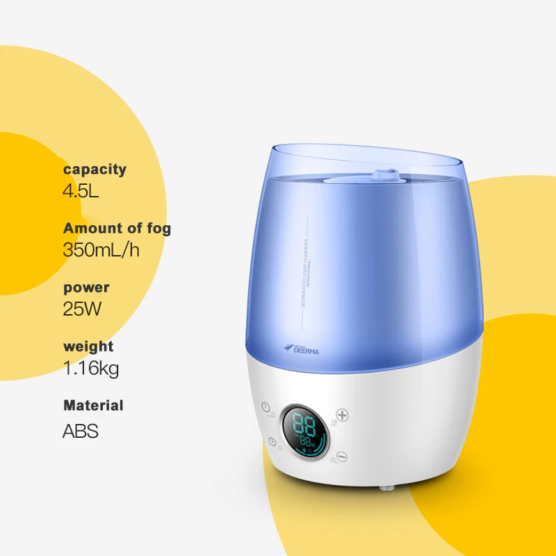 

4.5L Humidifie Intelligent Constant Humidity Home Silent Mini Office Bedroom Aromatherapy Silver Ion Air Humidification