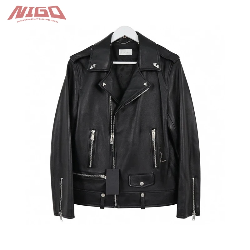 

Короткая облегающая кожаная куртка NIGO SLP 20ss # nigo533