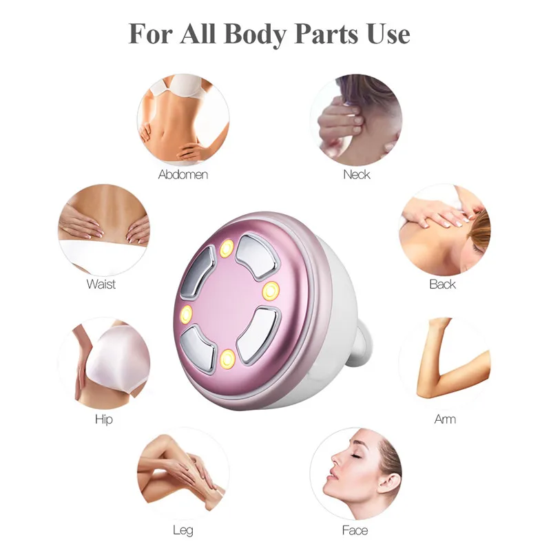 

CkeyiN Body Shaping Machine RF LED Heating Ultrasonic Cavitation Fat Reduction Belly Weight Loss Vibration Slimming Shaper 50