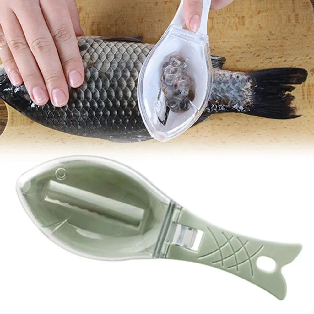 

New Fish Scale Remover Scaler Scraper Cleaner Kitchen Tool Peeler Gadgets Fish Scaler Clam Opener Fishs Clam Scale Scraper Sep 2