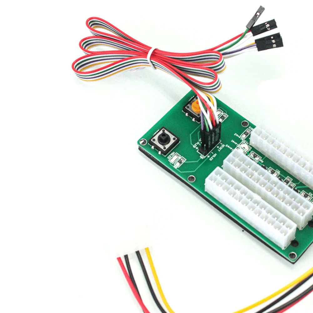 4PIN и 24 контактный шнур для майнинга блок питания пусковая плата силовой кабель