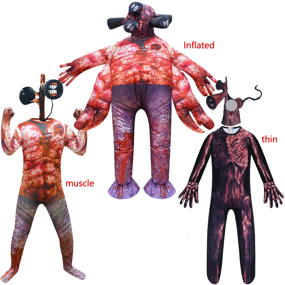 Костюмы косплея Scp Foundation аниме голова мышечной сирены Детский костюм на Хэллоуин