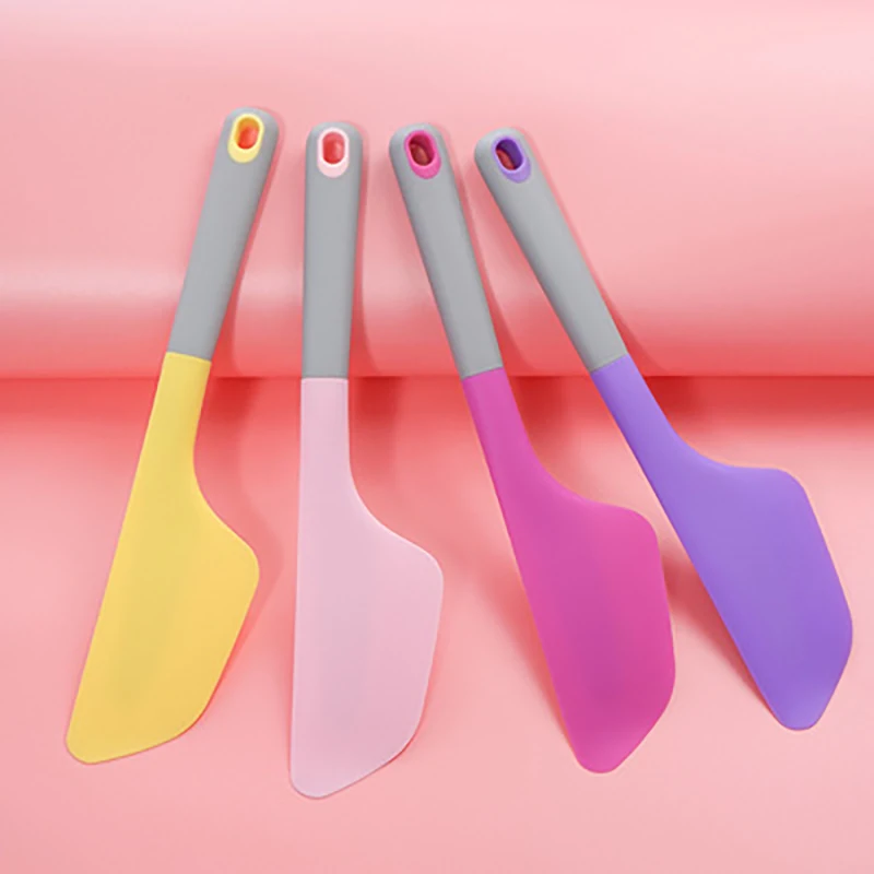 

Silicone Cream Baking Scraper Non Stick Butter Spatula Mixing Knife Heat Resistant Cookie Pastry Scraper Kitchen Baking Tools