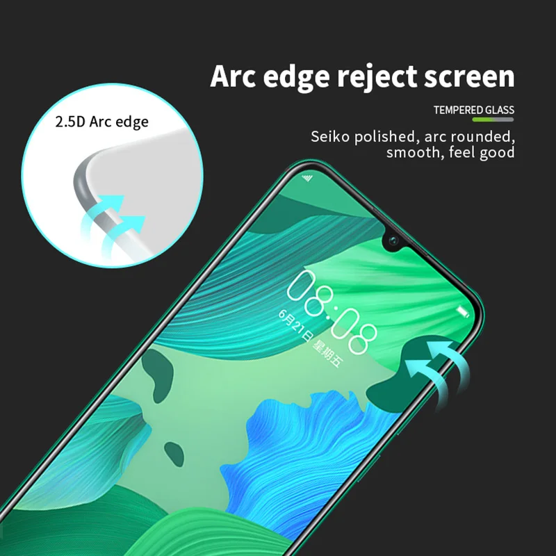 Полное покрытие из закаленного стекла для huawei nova 3 i e 4 5 t 3e 3i 5i pro 5pro защитная пленка