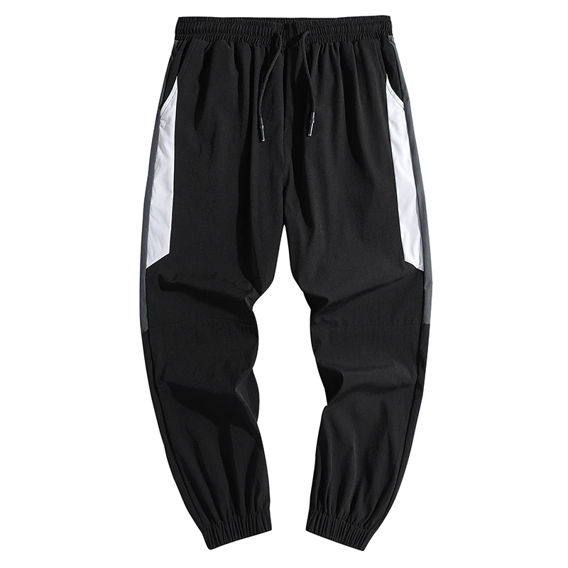 Брюки мужские спортивные в полоску повседневные Джоггеры для мышц дышащие штаны