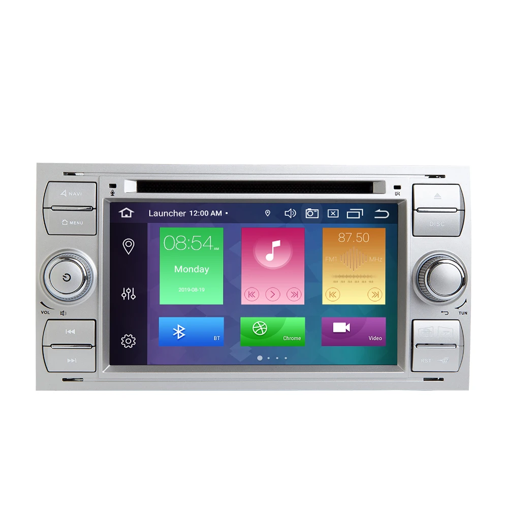 Bestellen IPS DSP 2 Din Android 10Car Radio Multimedia Für Ford Focus 2 3 Mk2 Mondeo 4 Kuga Fiesta Transit Connect S-MAXC-MAX 8 Core4G 64G