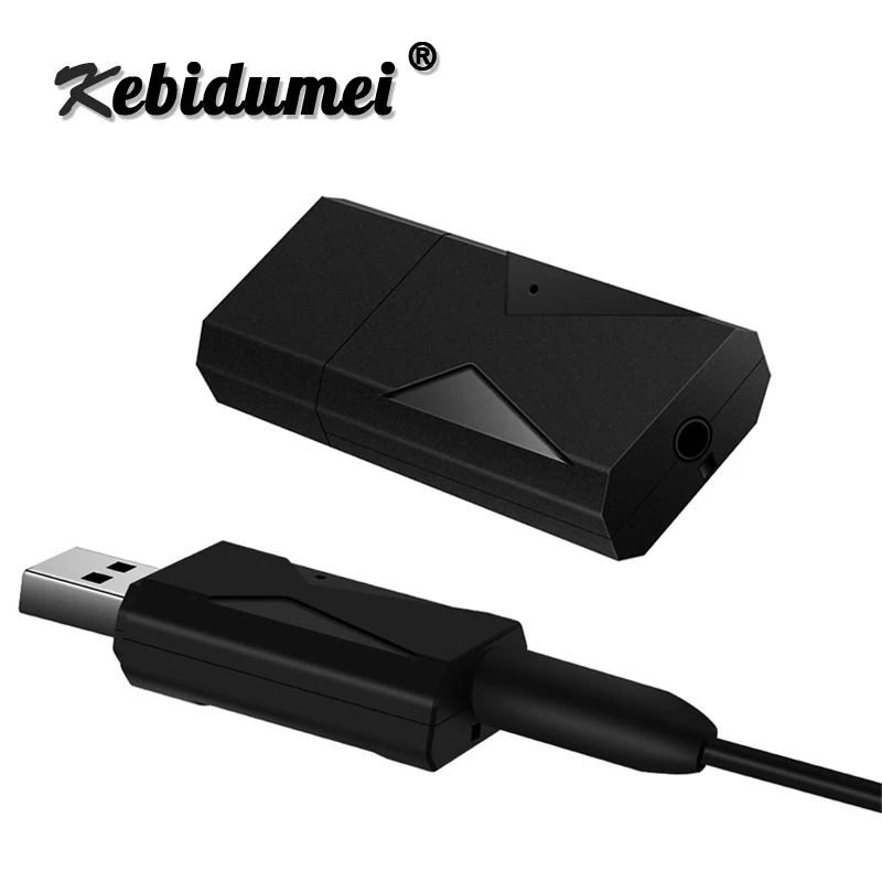 Беспроводной bluetooth приемник Kebidumei 2 в 1 адаптер передатчика V5.0 Универсальный USB для