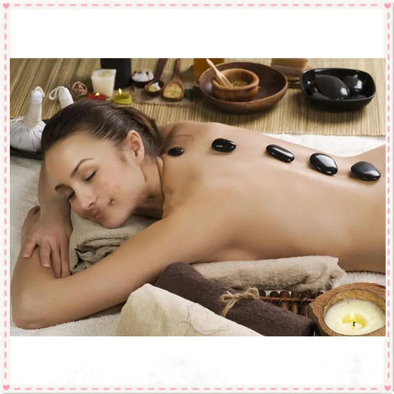 5 шт./лот Energy stone volcano spa essential hot bian oil | Массажный камень Вулканический с подогревом