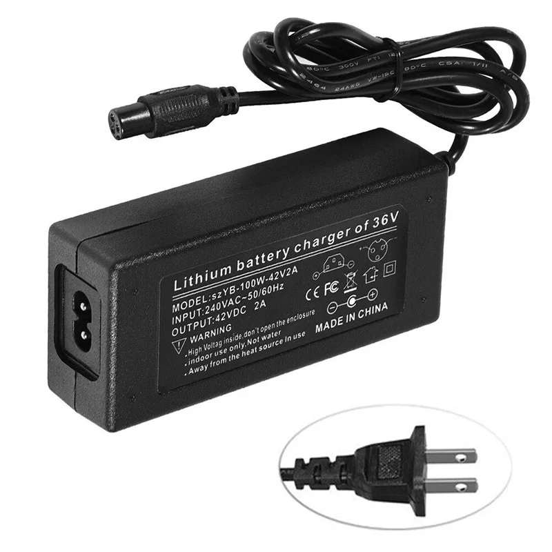 

Smart Balance Scooter Wheel Battery Charger DC 42V 2A Power Adapter+ Cord