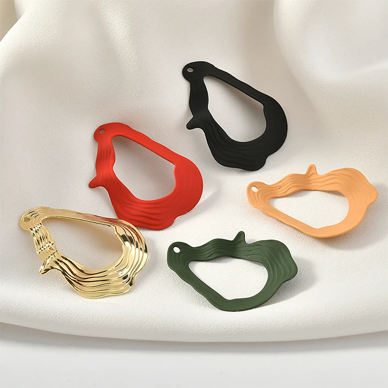 Серьги-капельки из сплава абстрактные осенне-зимние 6 шт. | Украшения и аксессуары