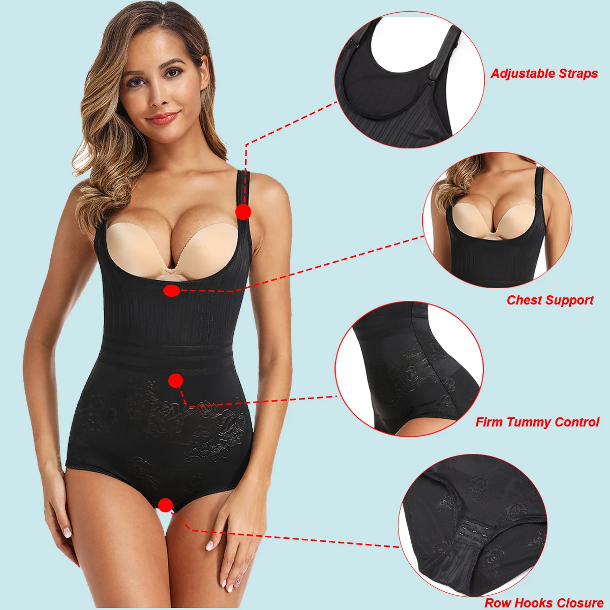 Женское нижнее белье формирователь всего тела сексуальное Послеродовое