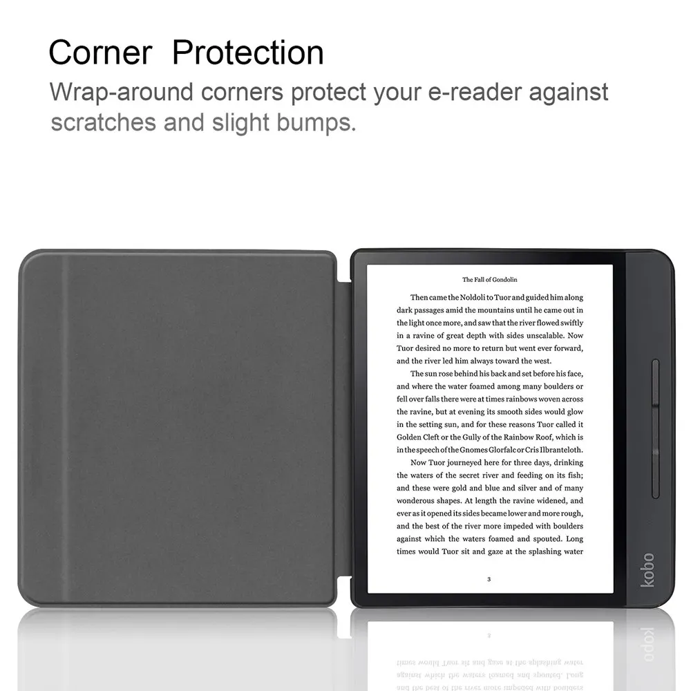 Чехол из искусственной кожи для Kobo Forma 2019 умный чехол-подставка чехол с функцией