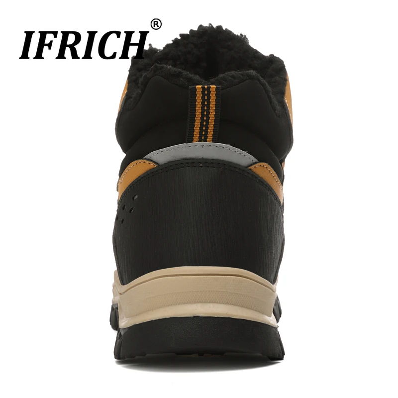 Classic Brown Tactical Boots for Men Winter Male Non Slip Sneakers Confortable Mens Trekking Lace-up Walking Shoes Youth | Спорт и