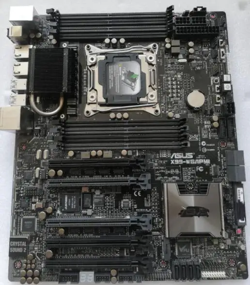 

original motherboard ASUS X99-WS/IPMI DDR4 LGA 2011-V3 USB2.0 USB3.0 for I7 CPU 128GB X99 Desktop motherboard Free shipping