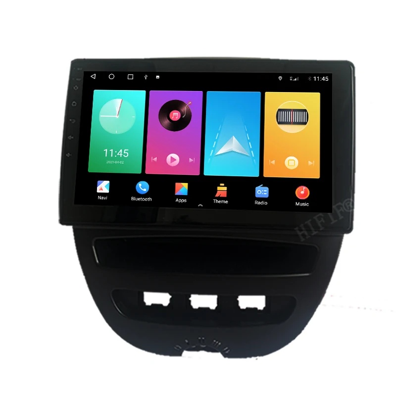 Автомобильный мультимедийный плеер на Android 10 2 для Peugeot 107 Toyota Aygo Citroen C1 2005 2014 радио
