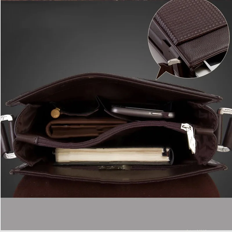 Мужские деловые сумки на плечо из 2021 натуральной кожи роскошная дизайнерская