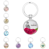 fashion mothers day gifts for mother mum mom keyring birthday party gift keychain family love key chain mommy key ring jewelry