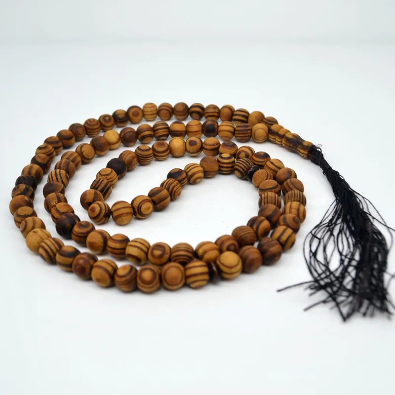 10 мм смазанный сосновая древисина 99 четки исламский мусульманский тасбих Subhah