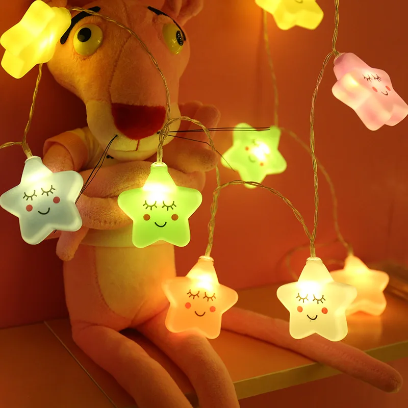 3M 20LED star lights string String Waterproof Christmas LED Holiday Home Party New Year Decoration battery USB powered | Лампы и
