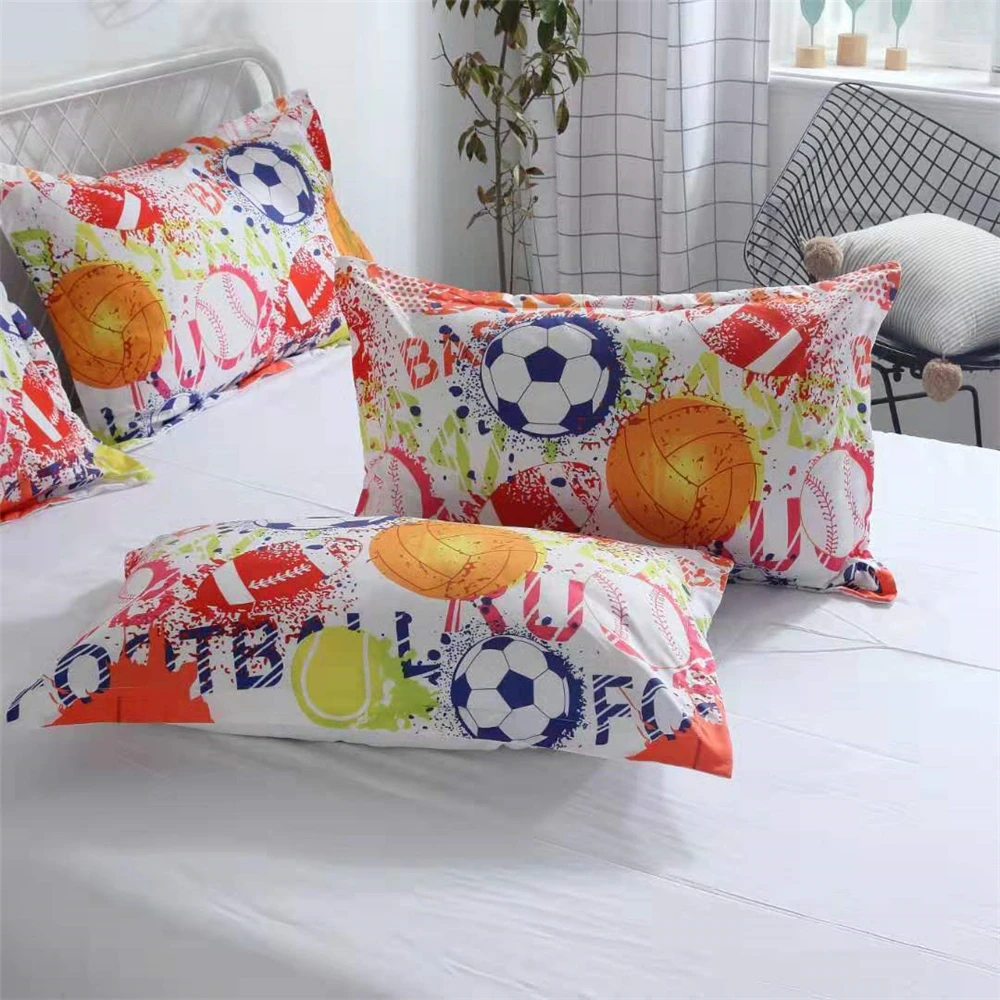 Постельное белье для мальчиков с принтом футбольного мяча Детский Комплект