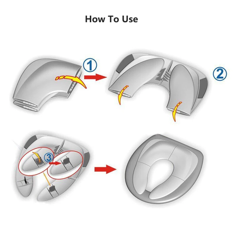 Детское сиденье для горшка складное переносное путешествий малышей чехлы