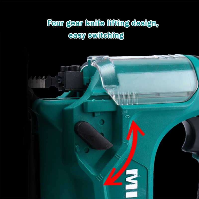 21V 65mm 2900RPM Electric Jig Saw 4 Speed Cordless Jigsaw Portable Multi-Function Woodworking Power Tool for Makita 18V Battery |