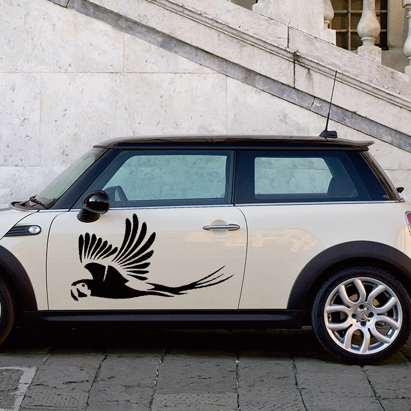 1 шт. Виниловая наклейка с изображением попугая