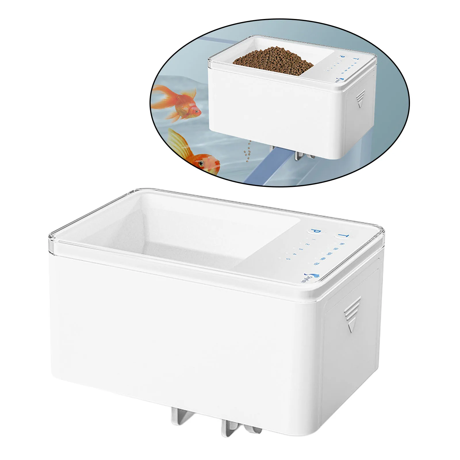 

Автоматическая кормушка для рыб, компактный цифровой дозатор для аквариума с таймером, питание от аккумулятора, для отпуска