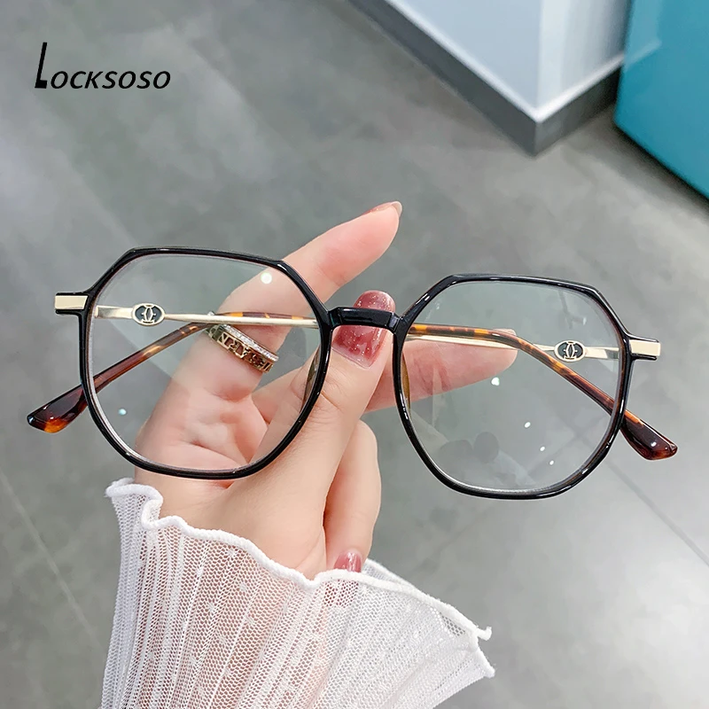 

LOCKSOSO Anti Blue Light Glasses Computer Gaming Anti Radiation Men Women TR90 Goggles Eyeglasses Blue Ray Blocking Black Pink