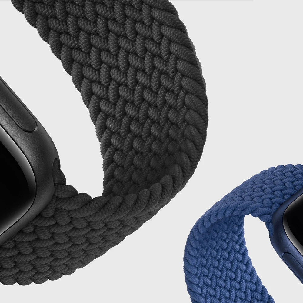 

Braided Solo Loop For Apple watch band 44mm 40mm 38mm 42mm Fabric Nylon Elastic belt bracelet iWatch series 3 4 5 se 6 strap