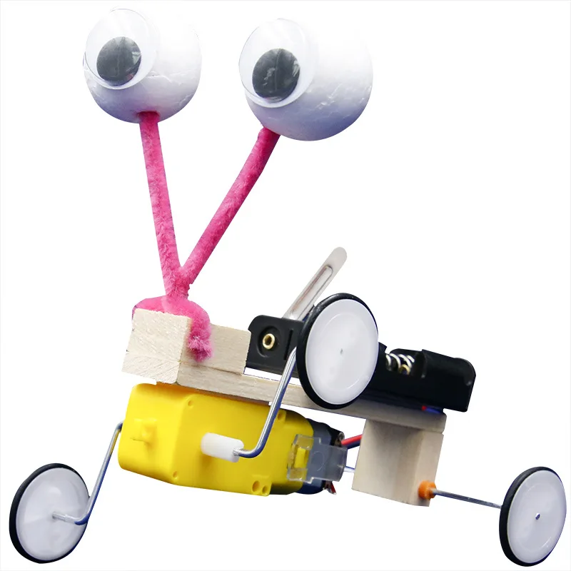 

Children's Toy Technology Production Scientific Experiment Toy Stem Student Manual Work Material DIY Crawler Robot