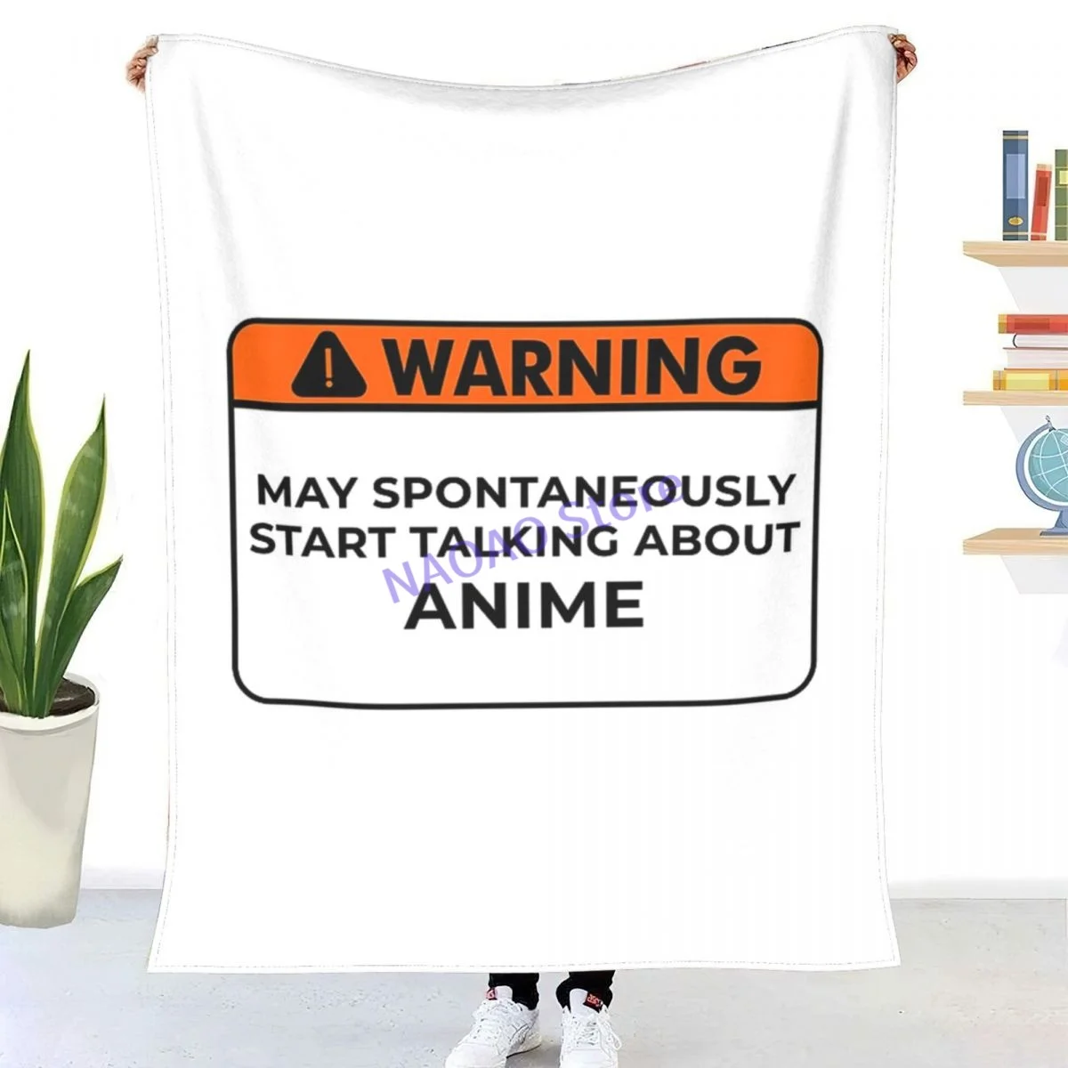 

May Spontaneously Start Talking About Anime - Anime Lovers Throw Blanket Sheets On The Bed, Blanket On The Sofa, Decorative