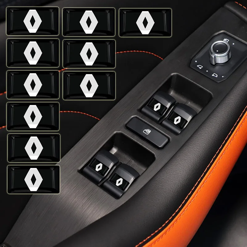 10 шт. автомобильные наклейки для Renault Koleos Clio Laguna 2 Megane 3 Duster Logan Captur | Автомобили и