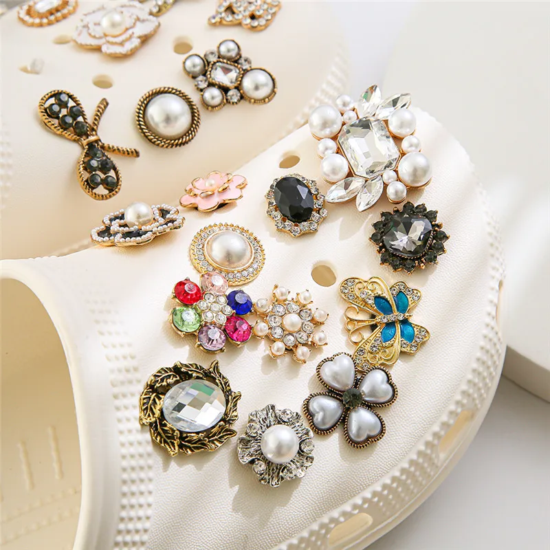 

Украшения для обуви с бабочкой и жемчугом, 1 шт.