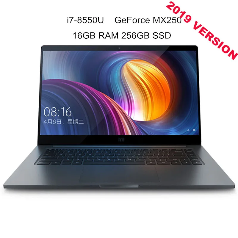 i7 MX250 16GB 256GB Xiaomi mi ноутбук Тетрадь Pro 15,6 дюймов Windows10 Intel 4 ядра I5/I7 1,8 ГГц 16G 256 отпечатков пальцев NVIDIA MX250 Ga mi нг ноутбук - Цвет: i7 MX250 16GB 256GB