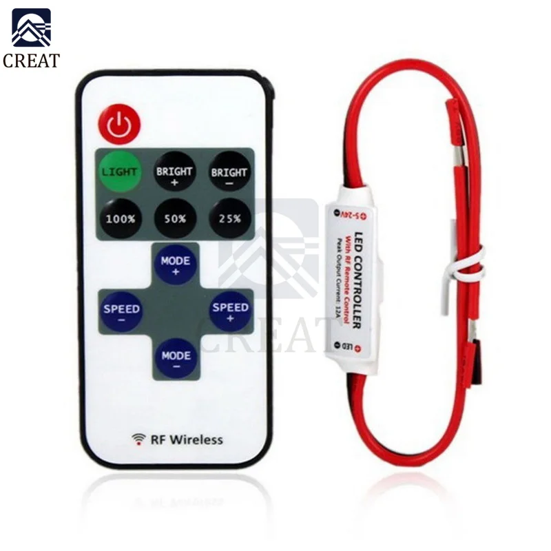 Беспроводной Радиочастотный переключатель с дистанционным управлением 12 В