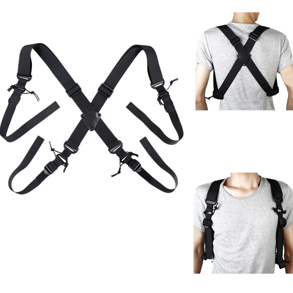 

Тактические Военные подтяжки X-образной формы, ремень безопасности для охоты, рыбалки, походов, страйкбола